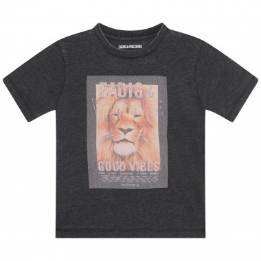 T-shirt met leeuwenprint ZADIG & VOLTAIRE Voor