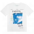 Printed t-shirt ZADIG & VOLTAIRE for BOY