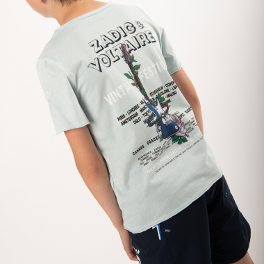T-shirt con chitarra stampata ZADIG & VOLTAIRE Per RAGAZZO