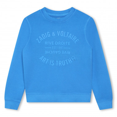 Katoenen fleece sweater ZADIG & VOLTAIRE Voor