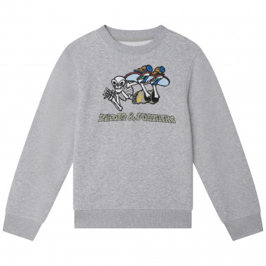 Embroidered fleece sweatshirt ZADIG & VOLTAIRE for BOY