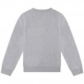 Geborduurde fleece sweater ZADIG & VOLTAIRE Voor