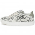 Printed leather lace trainers ZADIG & VOLTAIRE for BOY