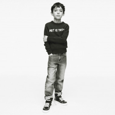 Leather hook-and-loop trainers ZADIG & VOLTAIRE for BOY