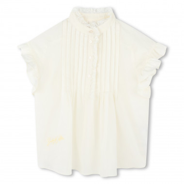 Cotton blouse with ruffles ZADIG & VOLTAIRE for GIRL