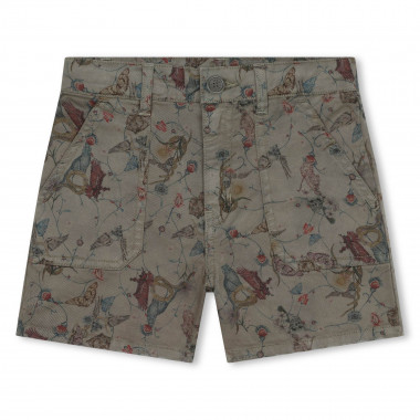 Printed cotton shorts  for 