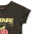 T-shirt with sleeve embroidery ZADIG & VOLTAIRE for GIRL