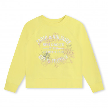 Fleece cotton sweatshirt ZADIG & VOLTAIRE for GIRL