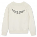 Cotton and cashmere jumper ZADIG & VOLTAIRE for GIRL