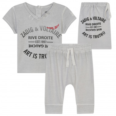T-shirt et pantalon en coton ZADIG & VOLTAIRE pour UNISEXE