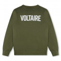 Sweat-shirt en molleton coton ZADIG & VOLTAIRE pour UNISEXE