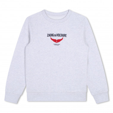 Sweat-shirt en molleton coton ZADIG & VOLTAIRE pour UNISEXE