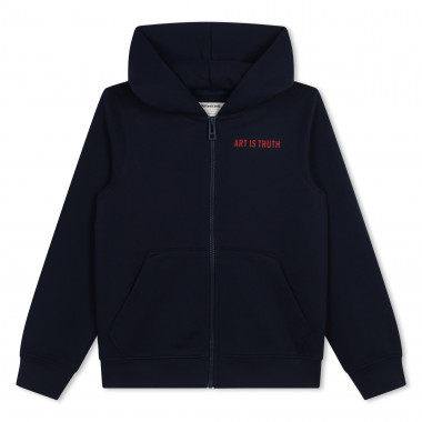 Hooded fleece cardigan ZADIG & VOLTAIRE for BOY