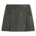 Crinkle-effect straight skirt ZADIG & VOLTAIRE for GIRL