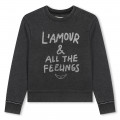 Sweat-shirt en molleton ZADIG & VOLTAIRE pour FILLE