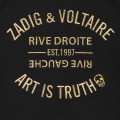 Sweat-shirt en molleton ZADIG & VOLTAIRE pour FILLE