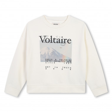 Sweatshirt aus Molton ZADIG & VOLTAIRE Für MÄDCHEN