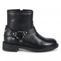 Zip-up leather ankle boots ZADIG & VOLTAIRE for GIRL