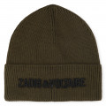 Unisex tricot beanie hat ZADIG & VOLTAIRE for GIRL