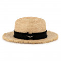 Chapeau à bords frangés ZADIG & VOLTAIRE pour FILLE