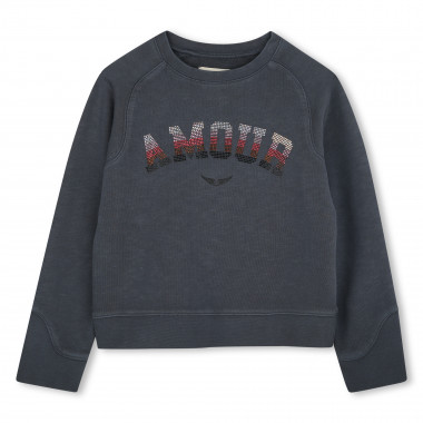 Sweat-shirt en molleton ZADIG & VOLTAIRE pour FILLE