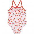 Frilled printed bathing suit CARREMENT BEAU for GIRL
