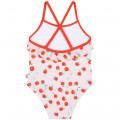 Frilled printed bathing suit CARREMENT BEAU for GIRL