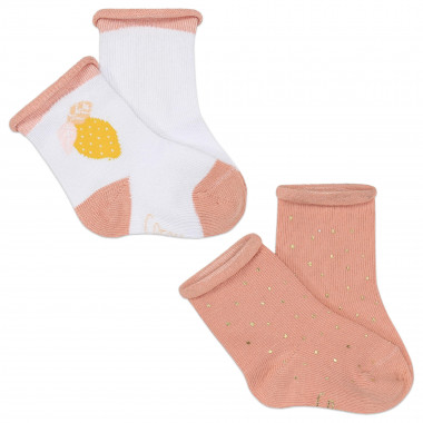 Set of 2 pairs of socks CARREMENT BEAU for GIRL
