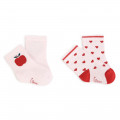 Set of two pairs of socks CARREMENT BEAU for GIRL