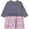 2-in-1 organic cotton dress CARREMENT BEAU for GIRL