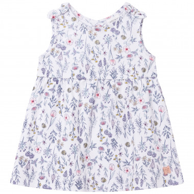 Printed organic cotton dress CARREMENT BEAU for GIRL