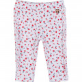 Floral fleece trousers CARREMENT BEAU for GIRL