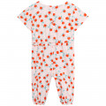 Printed cotton romper CARREMENT BEAU for GIRL