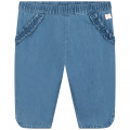 Pantaloni leggeri in cotone CARREMENT BEAU Per BAMBINA
