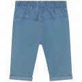 Cotton trousers with tie CARREMENT BEAU for BOY