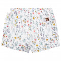 Cotton percale shorts CARREMENT BEAU for GIRL