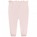 Frilled fleece trousers CARREMENT BEAU for GIRL