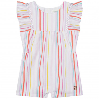 Striped playsuit CARREMENT BEAU for GIRL