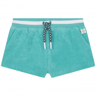 Terry towel shorts with plaque CARREMENT BEAU for BOY