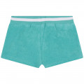 Terry towel shorts with plaque CARREMENT BEAU for BOY