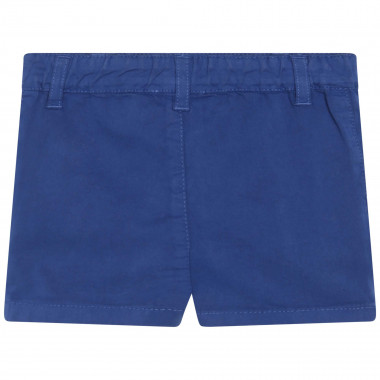 Plain cotton serge shorts CARREMENT BEAU for BOY