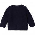 Cardigan tricot coton et laine CARREMENT BEAU pour GARCON