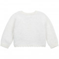 Fluffy knitted cardigan CARREMENT BEAU for GIRL