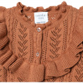 Cardigan en coton et laine CARREMENT BEAU pour FILLE