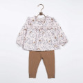 Ruffled twill blouse CARREMENT BEAU for GIRL