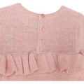 Cotton and wool ruffle jumper CARREMENT BEAU for GIRL