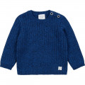 Maglioncino in maglia di cotone e lana CARREMENT BEAU Per RAGAZZO