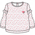 Suéter floral de algodón CARREMENT BEAU para NIÑA