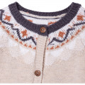 Jacquard knit cardigan CARREMENT BEAU for BOY