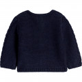Cotton and wool cardigan CARREMENT BEAU for GIRL